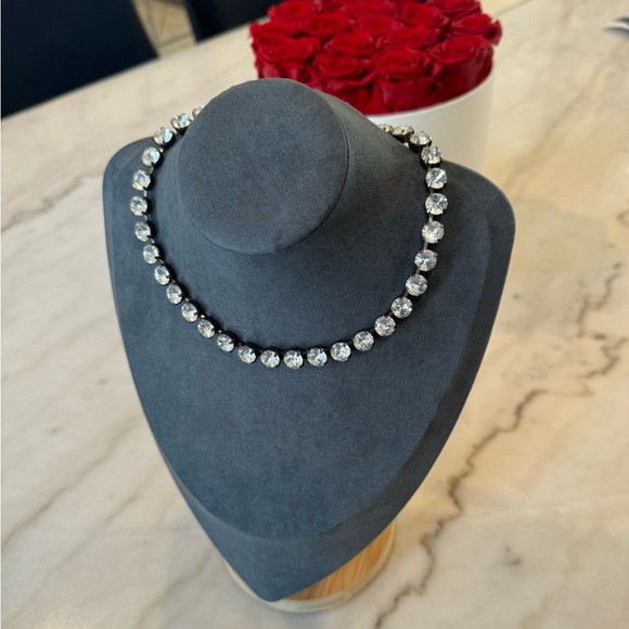 NWT Gorgeous SORRELLI Tennis Clear Crystal Chocker - Picture 7 of 8